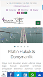 Mobile Screenshot of pilatinhukuk.com